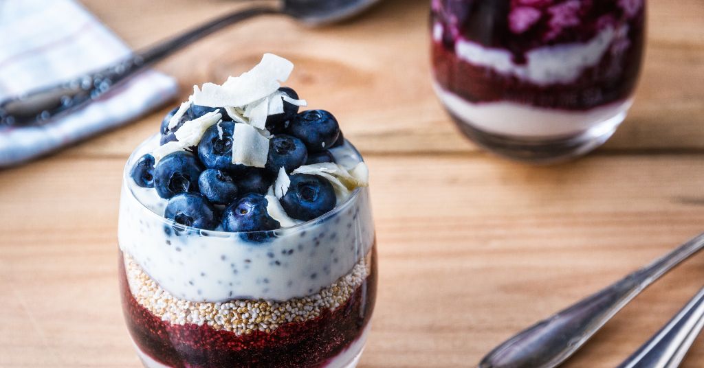 MannaBrew & Berry Chia Pudding Parfaits