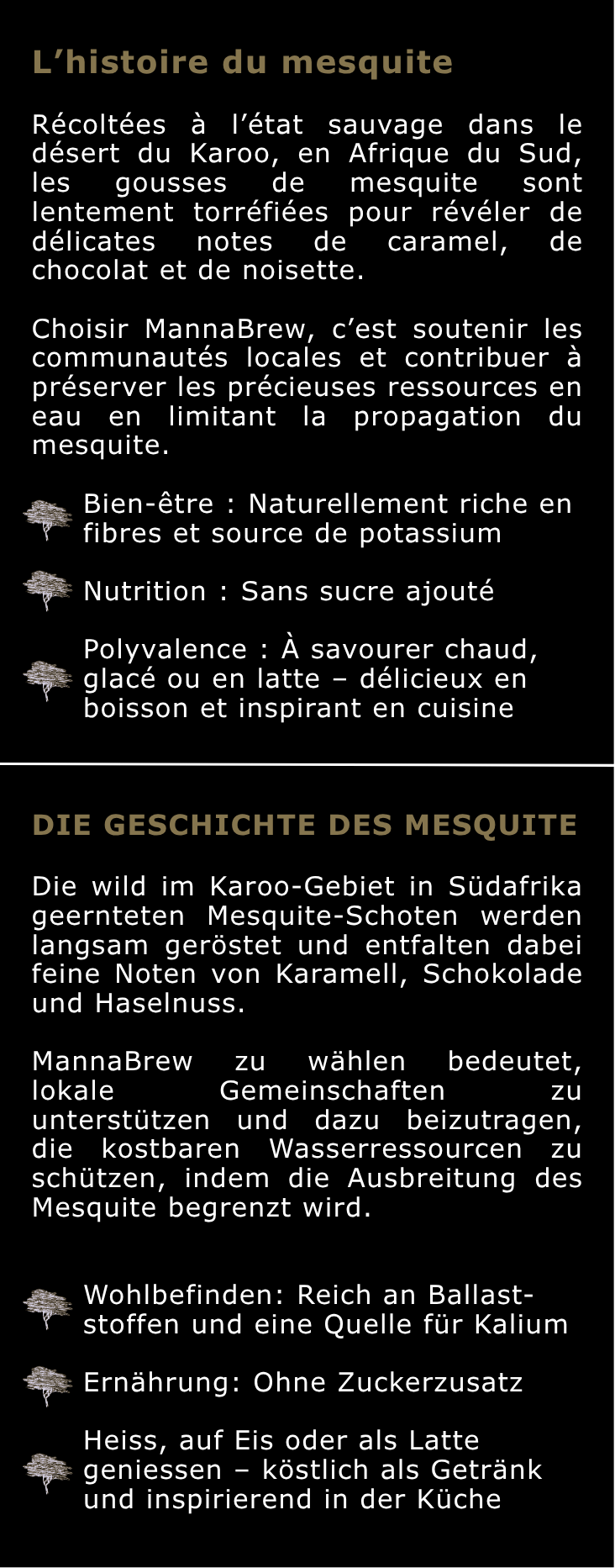 MannaBrew – Wild & Gourmet Mesquite – 226g